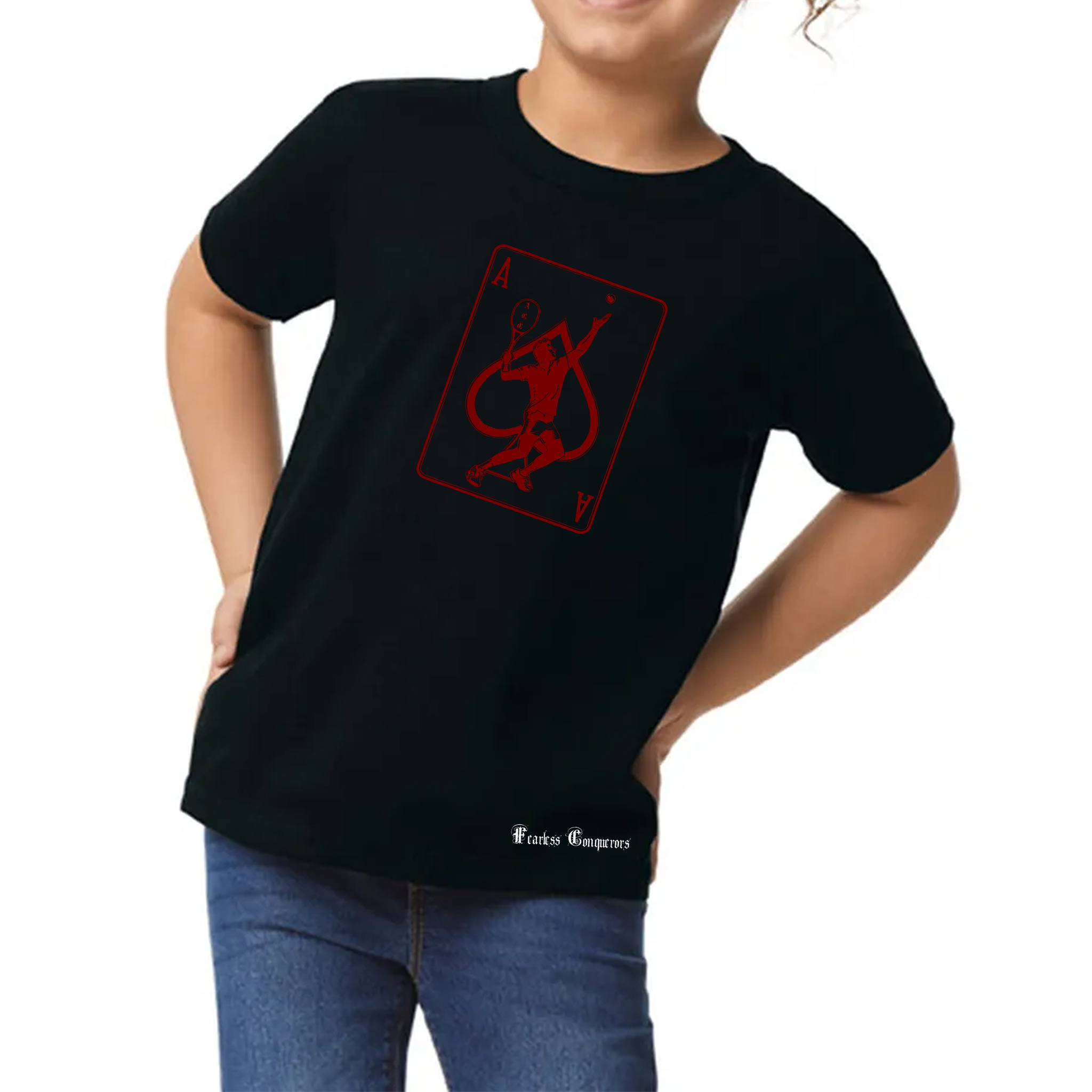 Ace Card | Tennis Serve T-Shirt | Special Edition – FearlessConquerors