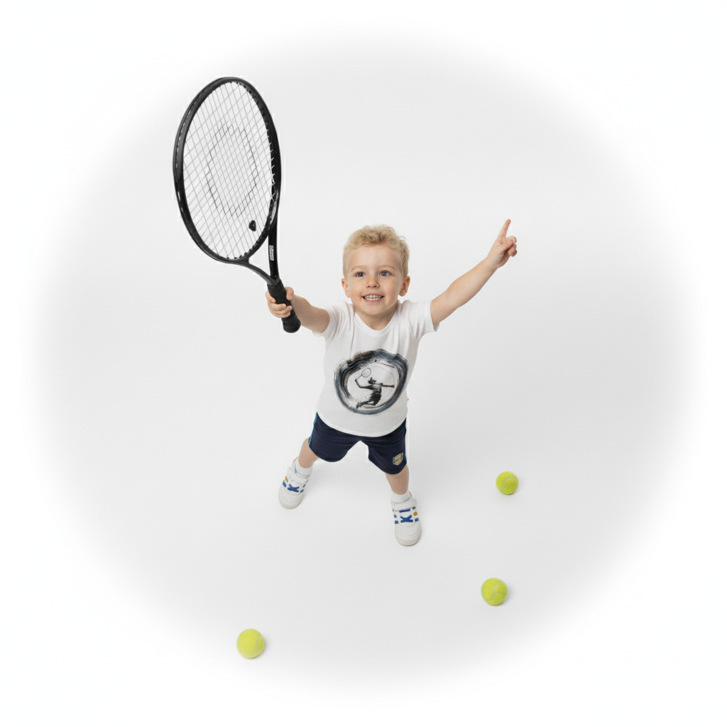 Circle of Tennis | Fearless Conquerors Tennis tshirt