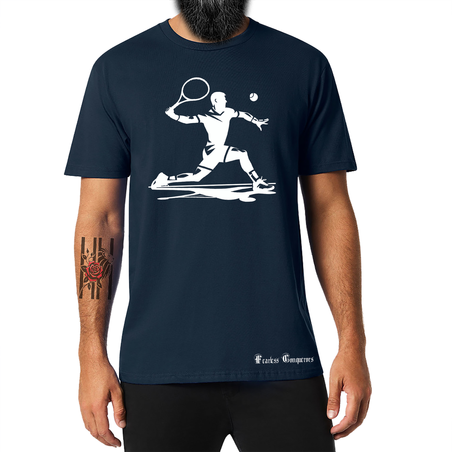 Power Play: The Forehand - Tennis TShirt in Blue Colour